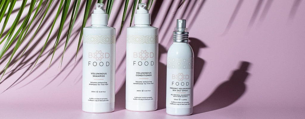 Voluminous Shampoo and Conditioner and Organic Voluminous Sea Salt Spray 