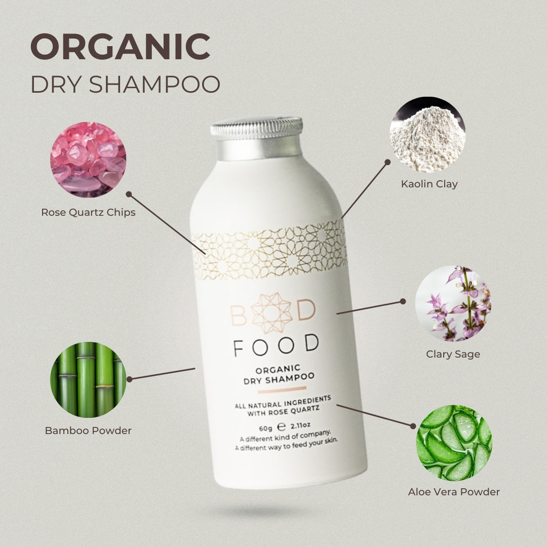 Main ingredients found in the BodFood Organic Dry Shampoo