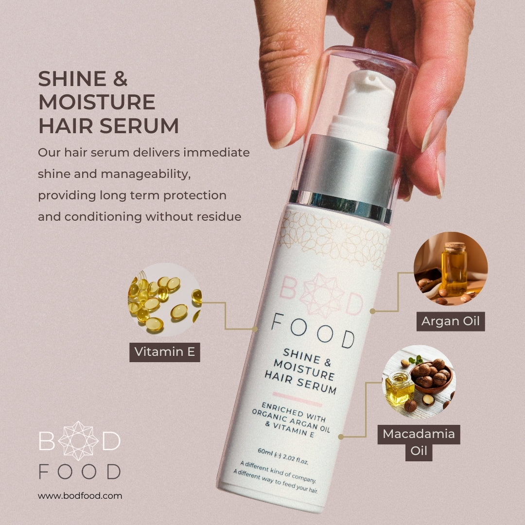 Ingredients found in the Shine and Moisture Hair Serum