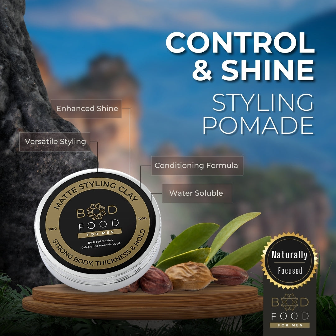 Control and Shine Styling Pomade